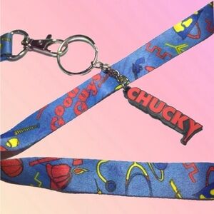 Chucky lanyard with keychain